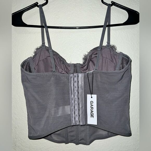 GARAGE-Chrishell Lace Mesh Bustier- NWTS- size SMALL - Picture 5 of 8